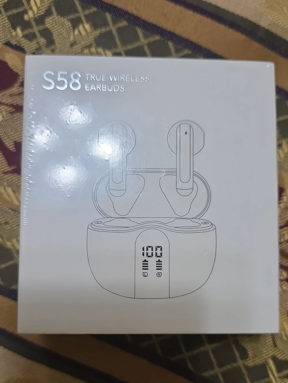 S58 True Wireless Earbuds — White